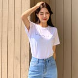 レーヨンミックスレタリングTシャツ ワンポイント 半袖 | PREMIUM K | 詳細画像3 