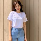 レーヨンミックスレタリングTシャツ ワンポイント 半袖 | PREMIUM K | 詳細画像5 
