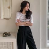 AmorレタリングTシャツ レーヨンミックス ロゴT | PREMIUM K | 詳細画像2 
