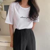AmorレタリングTシャツ レーヨンミックス ロゴT | PREMIUM K | 詳細画像3 