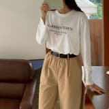 HARRISONレタリングTシャツ ロングTシャツ ロゴT | PREMIUM K | 詳細画像6