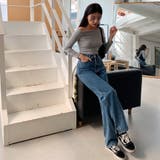 オフショルダーロングTシャツ スリムフィット 長袖 | PREMIUM K | 詳細画像6