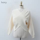 Ivory | 2WAYカシュクールニット オフショルダー イレギュラーヘム | PREMIUM K