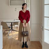 2WAYカシュクールニット オフショルダー イレギュラーヘム | PREMIUM K | 詳細画像4
