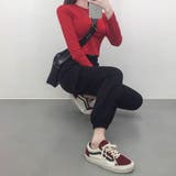 クロップドロングTシャツ スリムフィット セクシー | PREMIUM K | 詳細画像19 