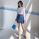 トリプルカラークロップドTシャツ ロングTシャツ カットソー | PREMIUM K | 詳細画像2