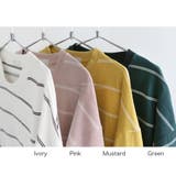 ストライプカジュアルTシャツ 長袖 ロンティー | PREMIUM K | 詳細画像2