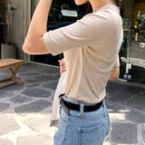 シンプルタイトTシャツ 半袖 スリムフィット | PREMIUM K | 詳細画像15 