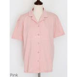Pink | カラフルボタンオープンカラーシャツ 5色 カットソー | PREMIUM K