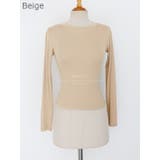 Beige | クロップドロングTシャツ シンプル ベーシック | PREMIUM K