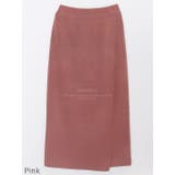 Pink | グラマースリットロングスカート ゴムウエスト 薄手のニットスカート | PREMIUM K