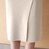 グラマースリットロングスカート ゴムウエスト 薄手のニットスカート | PREMIUM K | 詳細画像6 