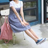 Tシャツ&チェックワンピースセット バストバンディング 伸縮 | PREMIUM K | 詳細画像19