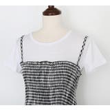 Tシャツ&チェックワンピースセット バストバンディング 伸縮 | PREMIUM K | 詳細画像25