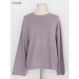 Violet | ジャストデイリーロングTシャツ ミュートカラー くすみ色 | PREMIUM K