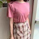 Pink | ミュートカラーのベーシックTシャツ 半袖 春色 | PREMIUM K