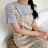 Lavender | ミュートカラーのベーシックTシャツ 半袖 春色 | PREMIUM K