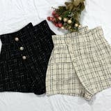 ツイードラップショートパンツ スカートパンツ ミニスカート | PREMIUM K | 詳細画像1 