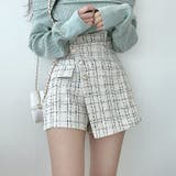 ツイードラップショートパンツ スカートパンツ ミニスカート | PREMIUM K | 詳細画像3 