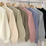 ふんわり袖のモックネックニット ハイネック ボリューム袖 | PREMIUM K | 詳細画像17