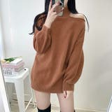 サイドオフショルダーニット ハイネック オフショル | PREMIUM K | 詳細画像12