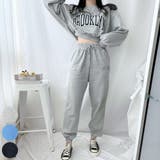 Gray | BROOKLYNトレーナーセット クロップド丈 トレーニングセット | PREMIUM K