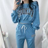BROOKLYNトレーナーセット クロップド丈 トレーニングセット | PREMIUM K | 詳細画像10