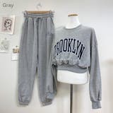 BROOKLYNトレーナーセット クロップド丈 トレーニングセット | PREMIUM K | 詳細画像2