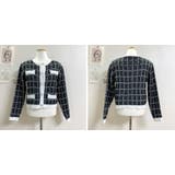 チェックノースリーブ&ニットカーディガンセット クロップド丈 スリムフィット | PREMIUM K | 詳細画像15