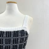 チェックノースリーブ&ニットカーディガンセット クロップド丈 スリムフィット | PREMIUM K | 詳細画像20