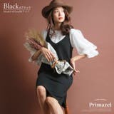 1.ブラック | スリット入り ニット キャミ | Primazel 
