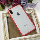 レッド-iPhone13ProMax | 全4色 クリアスマホケース | Primazel 