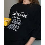 英文字チュニック丈半袖Tシャツ | Primazel | 詳細画像2