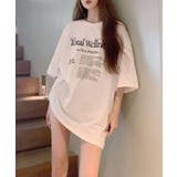 英文字チュニック丈半袖Tシャツ | Primazel | 詳細画像7