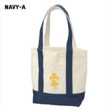 ネイビー-A | Ol Basics バイカラートートバッグ | printrium