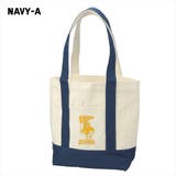 ネイビー-A | Ol Basics バイカラートートバッグ | printrium