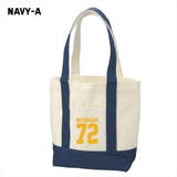 ネイビー-A | Ol Basics バイカラートートバッグ | printrium