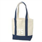 ネイビー | Ol Basics バイカラートートバッグ | printrium