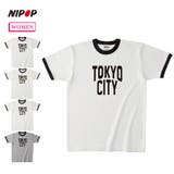 NIPOP(ニポップ) 半袖Tシャツ リンガー | printrium | 詳細画像1