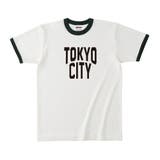 ナチュラル×フォレストグリーン | NIPOP（ニポップ） 半袖Tシャツ リンガー | printrium