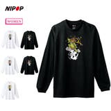 NIPOP(ニポップ) 長袖Tシャツ 雷神 | printrium | 詳細画像1