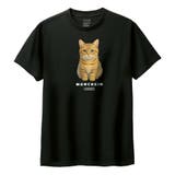 ブラック | Moftique（モフティック） 半袖Tシャツ マンチカン | printrium