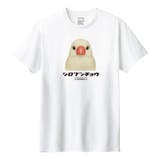 ホワイト | Moftique（モフティック） 半袖Tシャツ シロブンチョウ | printrium