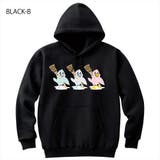 ブラック-B | Moftique（モフティック） プルパーカー スウェット | printrium