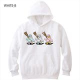 ホワイト-B | Moftique（モフティック） プルパーカー スウェット | printrium