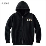 ブラック-B | Moftique（モフティック） ジップパーカー スウェット | printrium