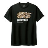 ブラック | Moftique(モフティック) 半袖Tシャツ ボールパイソン | printrium