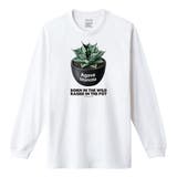 ホワイト | Moftique(モフティック) 長袖Tシャツ アガベ | printrium