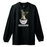 ブラック | Moftique(モフティック) 長袖Tシャツ パキポディウム | printrium