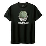ブラック | Moftique(モフティック) 半袖Tシャツ ユーフォルビア | printrium